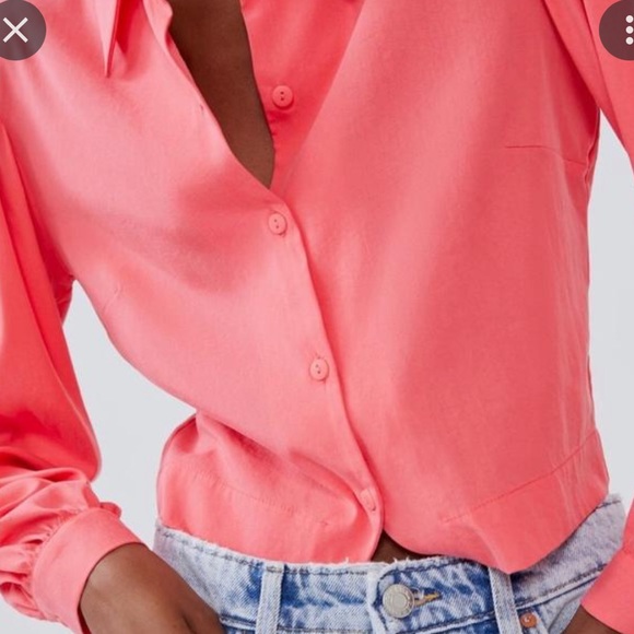 Zara voluminous sleeve top - Picture 2 of 8